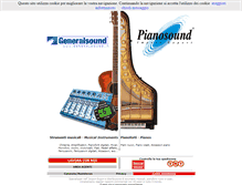 Tablet Screenshot of pianosound.it